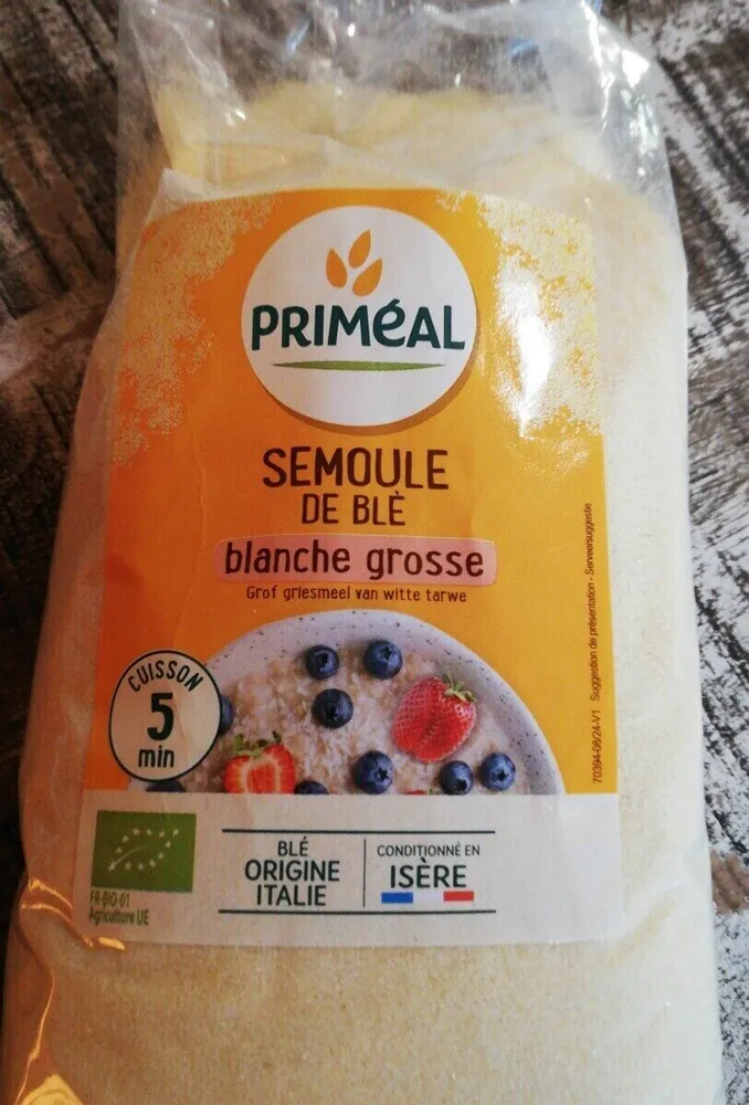 Semoule de blé blanche grosse
