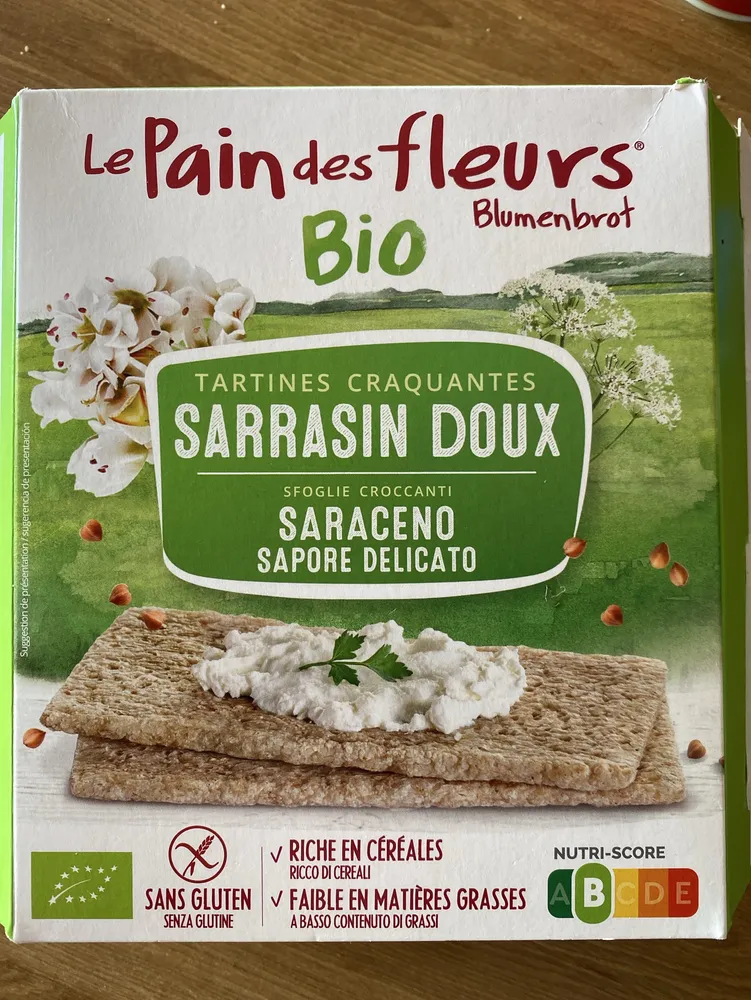 tartines croquantes sarrasin doux
