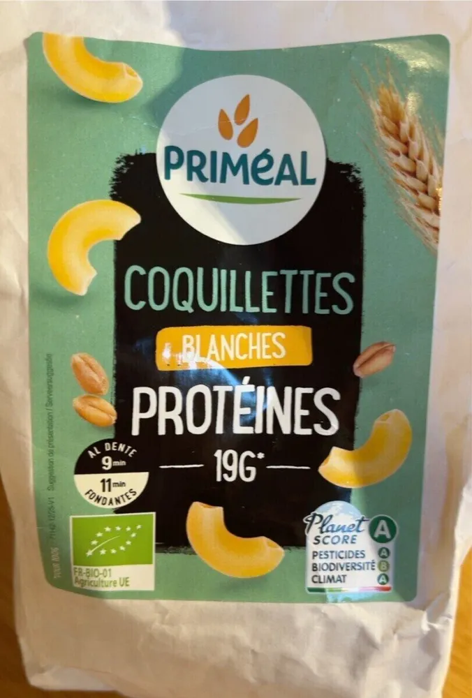 Coquillettes protéines