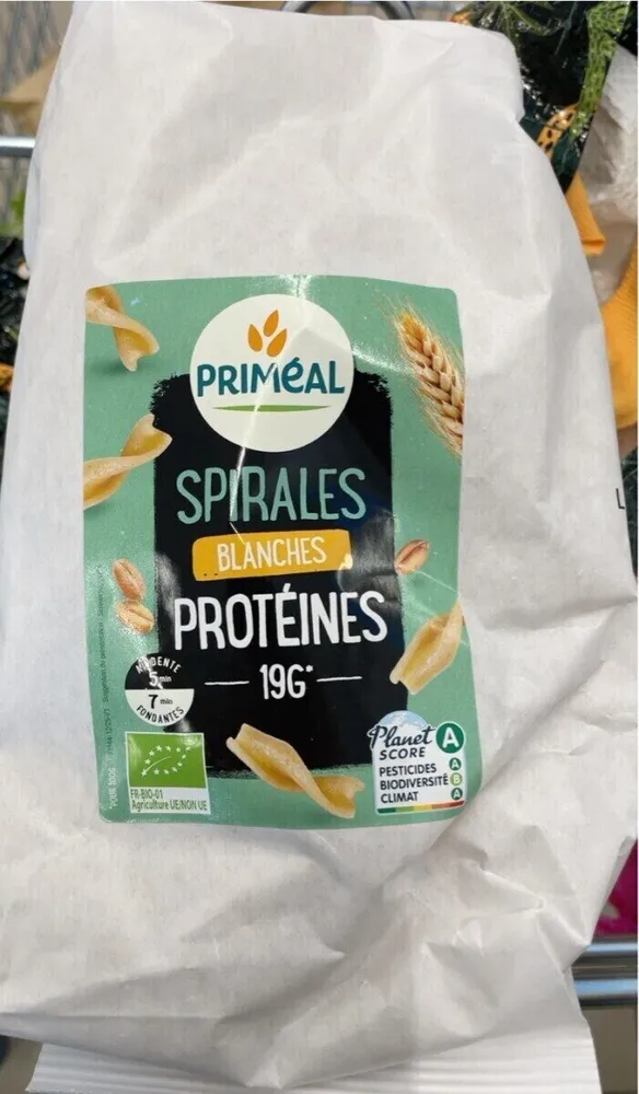Spirales blanches protéines