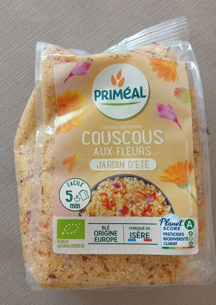 Couscous aux fleurs jardin d'été