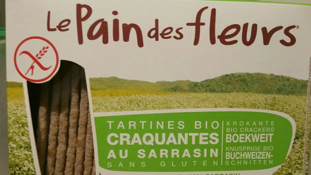 Tartine bio craquantes au sarrasin