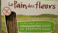 Tartine bio craquantes au sarrasin