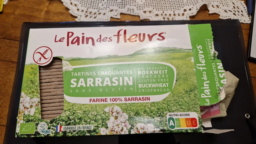 TARTINES CRAQUANTES SARRASIN SANS GLUTEN