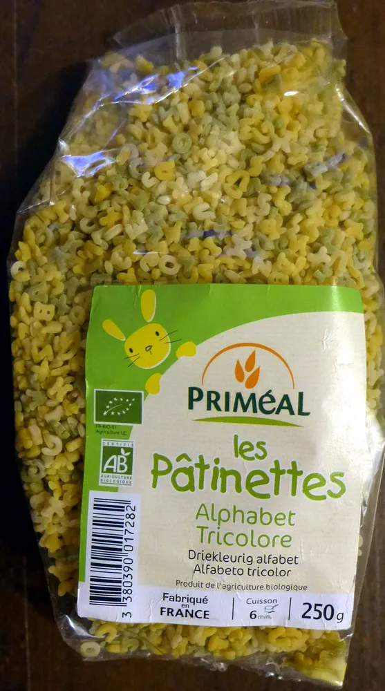 Les Pâtinettes, Alphabet Tricolore