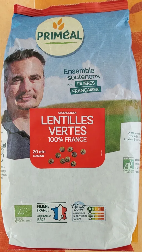 Lentilles vertes