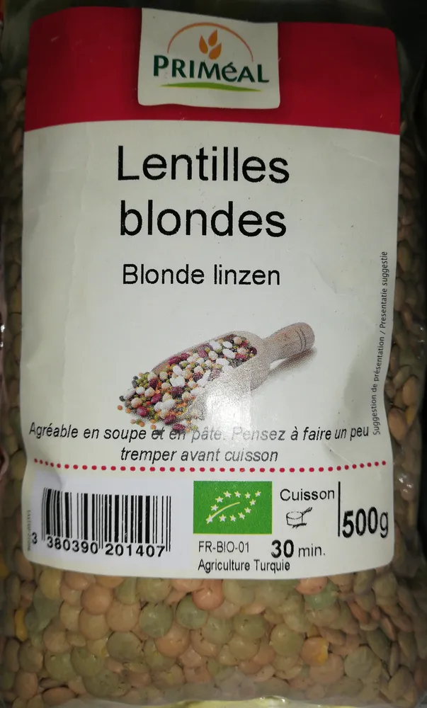 Lentilles Blondes