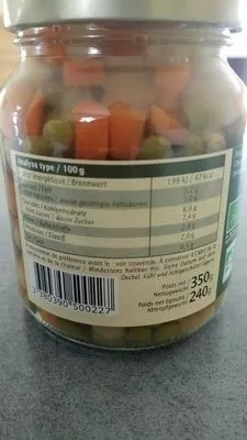 Macédoine De Légumes En Conserve Bio - - Priméal