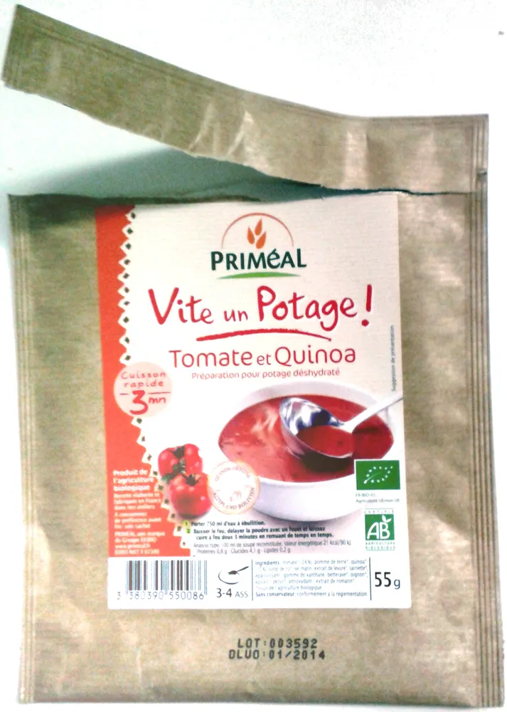 Soupe Tomate et Quinoa
