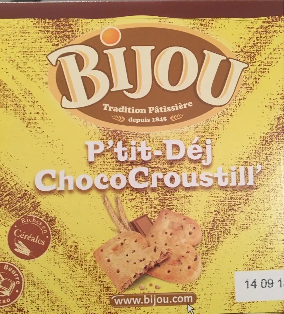 Petit dej chocoCroustill'