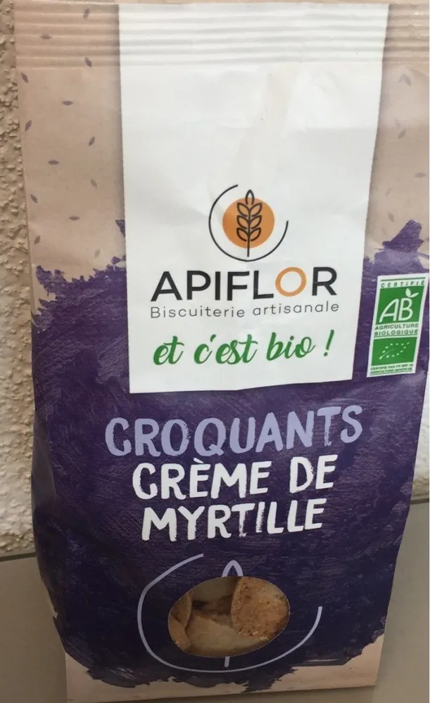Croquants creme de myrtille