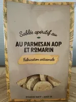 Sablés apéritif au parmesan AOP et romarin