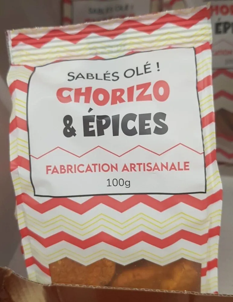 Sablés olé ! chorizo & épices