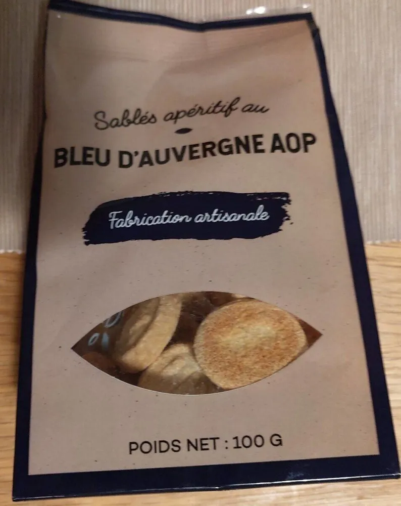 Sablés apéritif au bleu d'Auvergne AOP