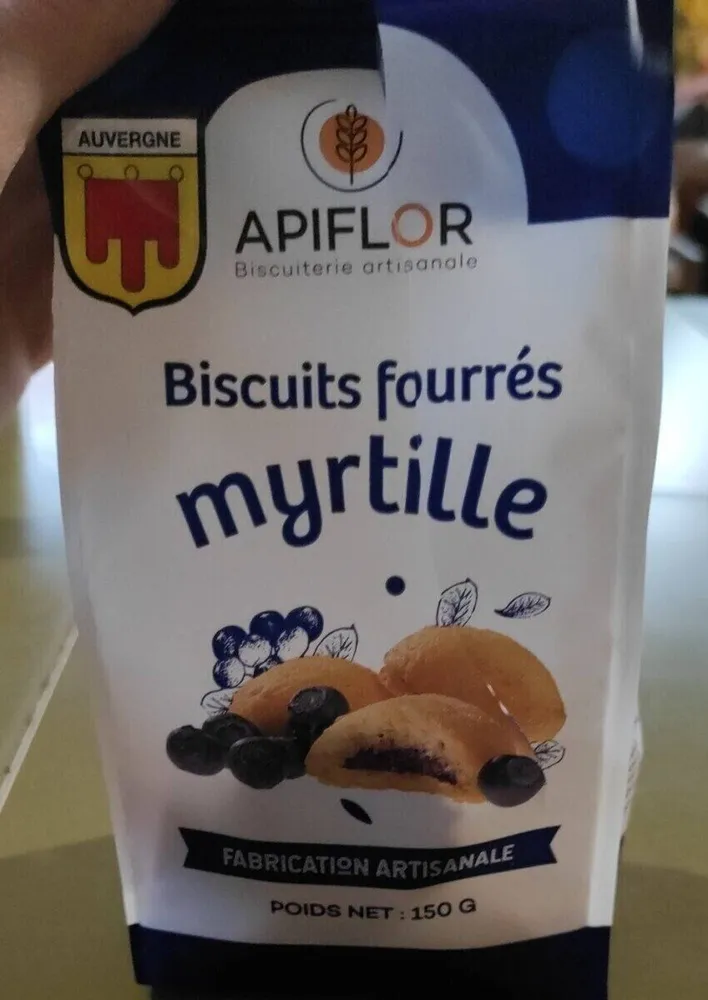 Biscuits fourrés myrtille