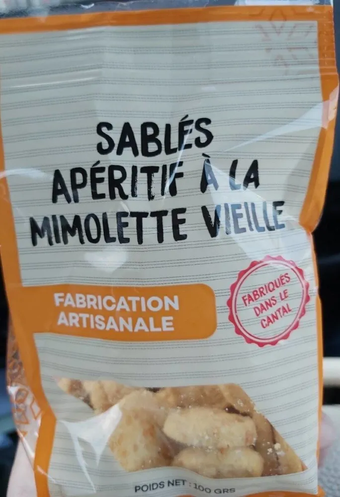 Sablé apéritif à la mimolette vieille