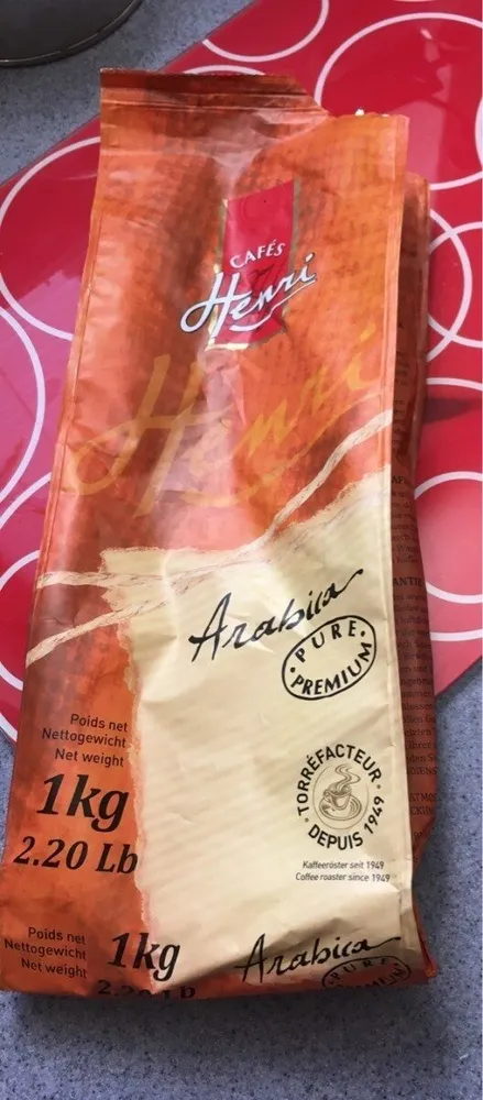Cafes Henri pure premium arabica grain