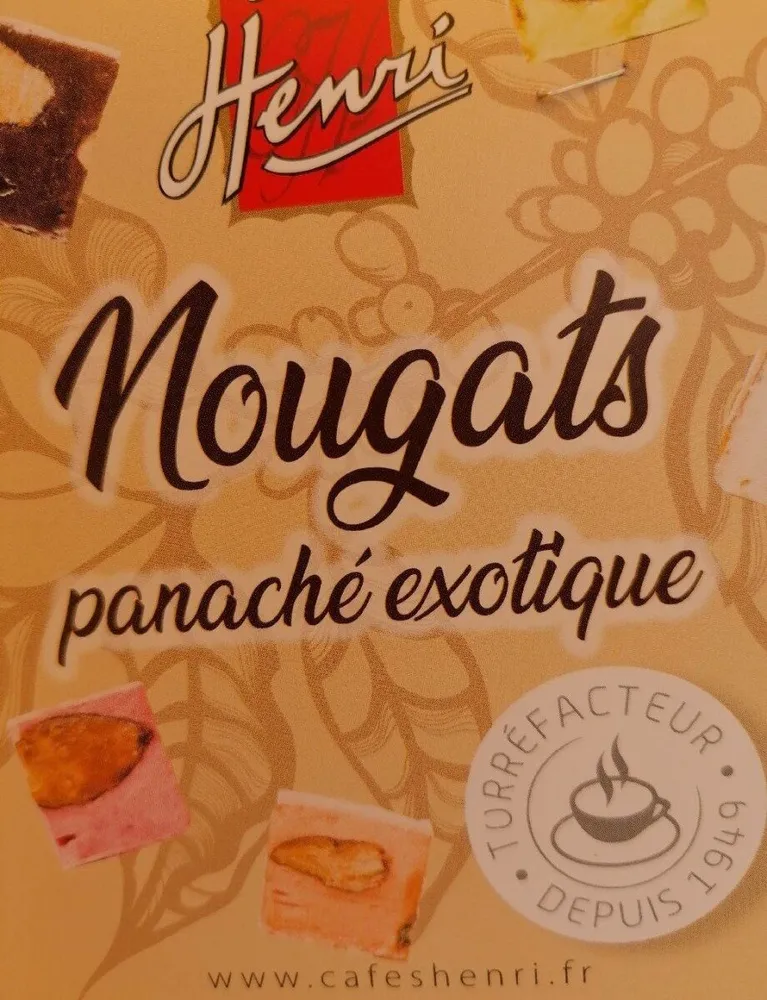 Nougats panaché exotique