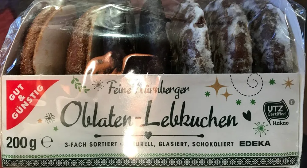 Feine Nürnberger Oblaten-Lebkuchen