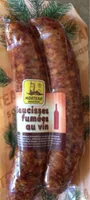 Saucisses fumées au vin