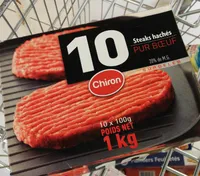 10 steaks hachés pur bœuf