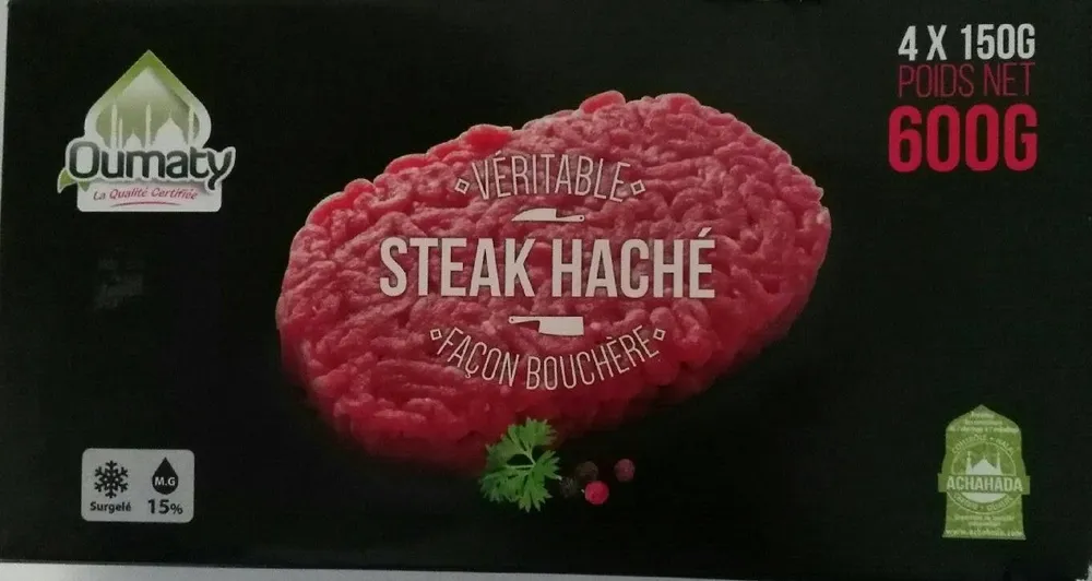 Véritable steak haché façon bouchère