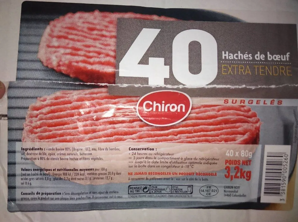 Haché de boeuf
