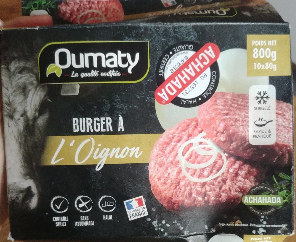 Burger à l'oignon