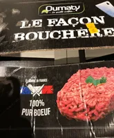 Steaks hachés halal façon bouchere 120g  20% MG