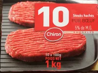 Steak haché pur bœuf