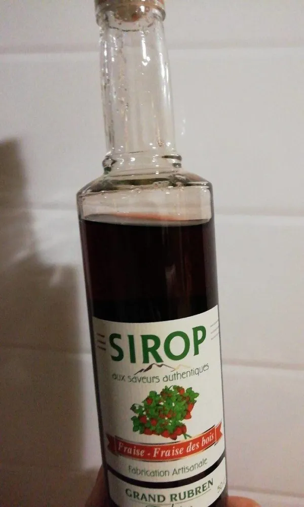 Sirop Fraise- Fraise des bois