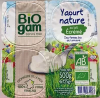 Yaourt Nature au lait Écrémé