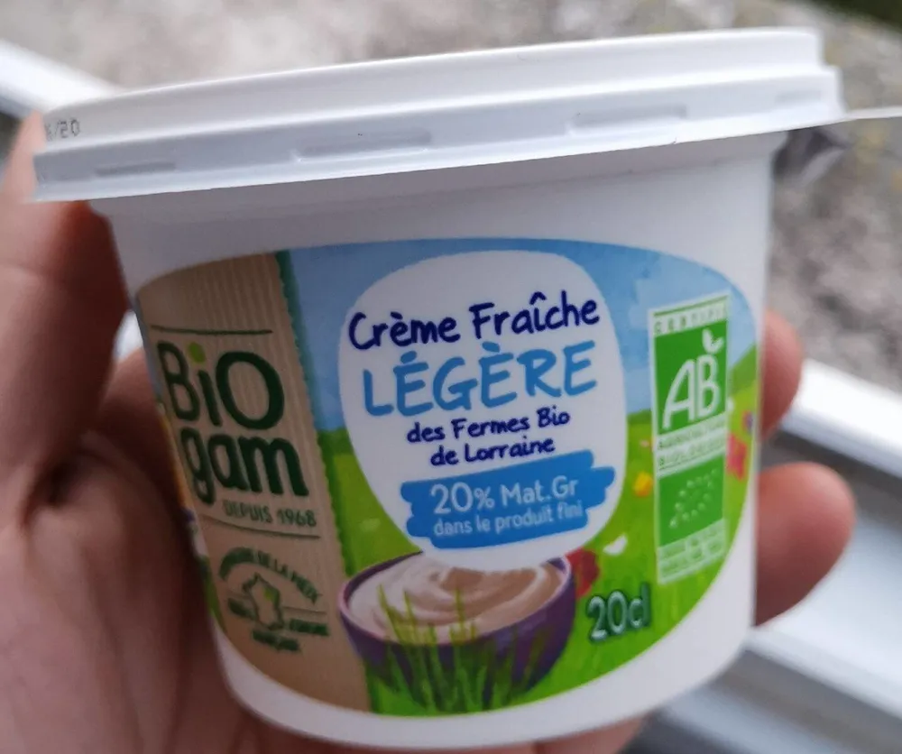 Crème fraîche légère