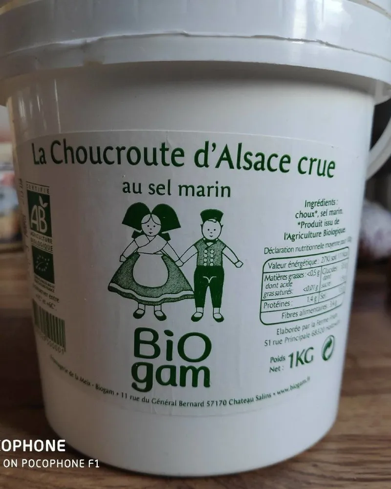 Choucroute d'Alsace crue
