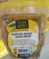 Cocktail olives sauce épicée