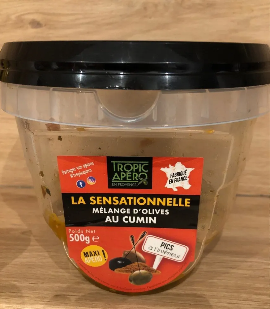 Mélange d'olives au cumin