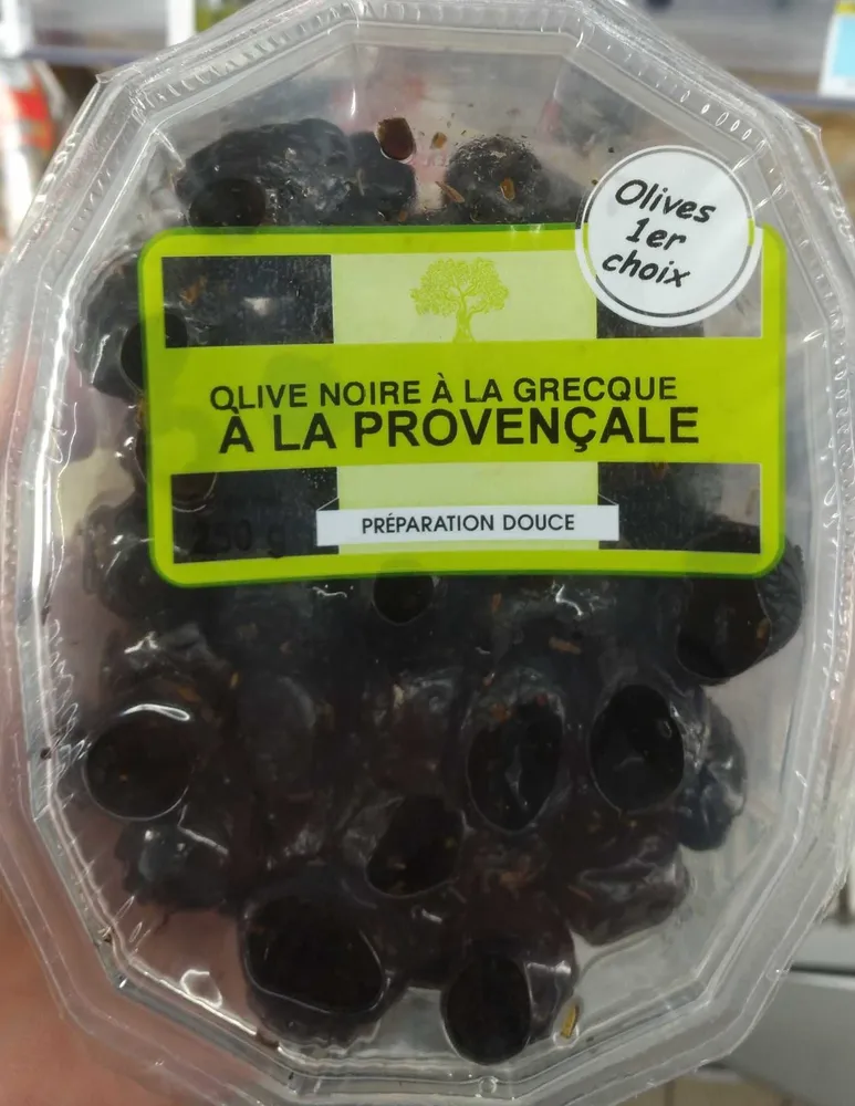 Olive Noire à la Grecque à la Provençale