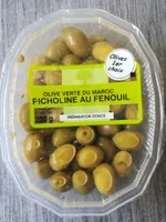 Olive Verte du Maroc - Picholine au fenouil