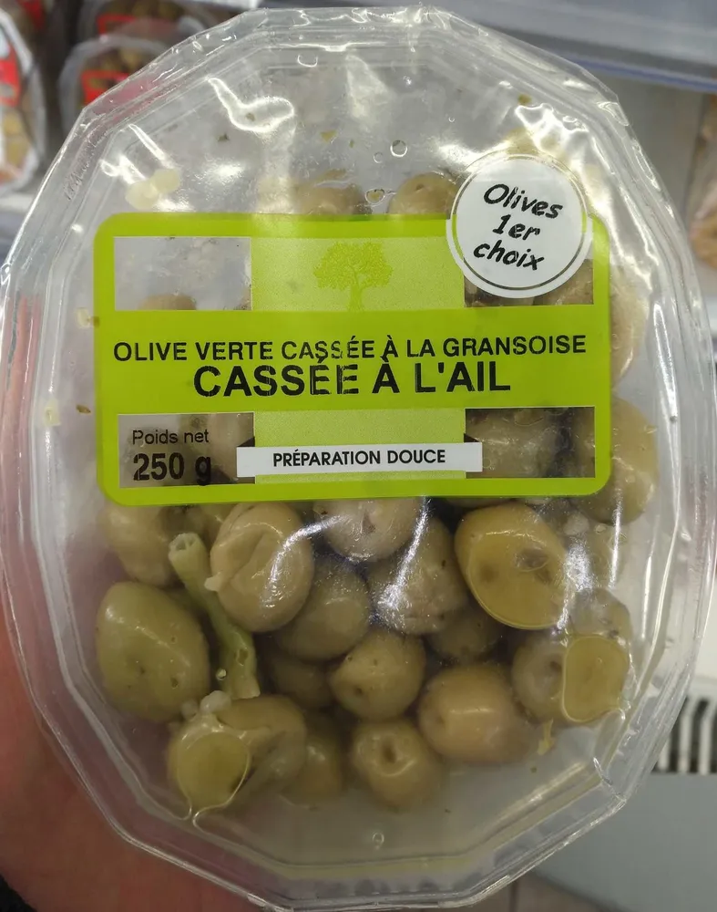 Olive Verte Cassée à la Gransoise