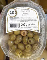 Verte farcie à la pâte d'anchois