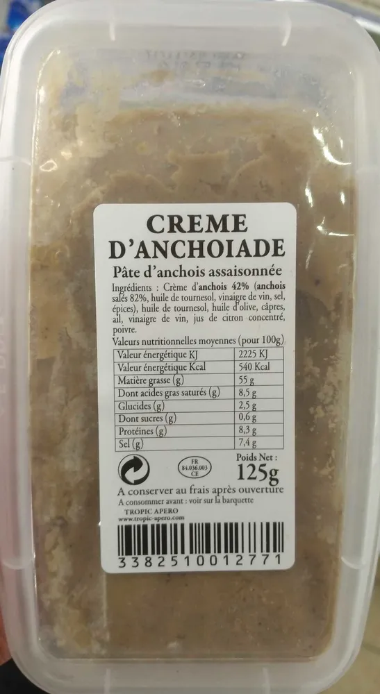 Crème d'Anchoïade