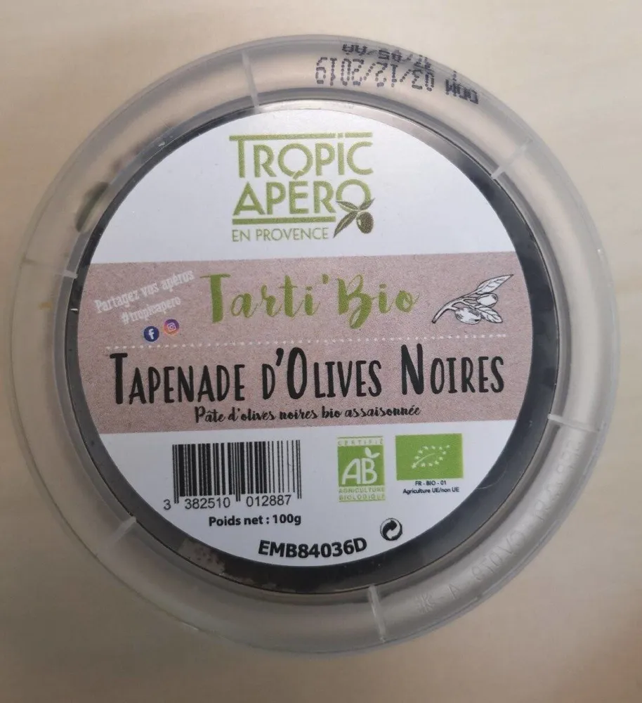 Tapenade d'olives noires