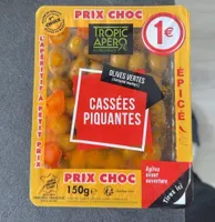 Olives vertes cassées piquantes