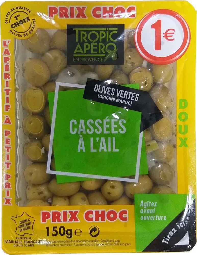 OLIVE VERTE CASSEE GRANSOISE