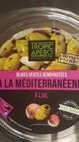 Olives vertes denoyautes à l'ail