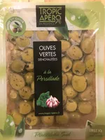 Olives vertes dénoyautés à la persillade