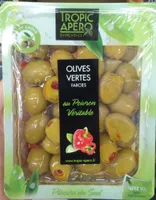 Olives Vertes Farcies au Poivron Véritable