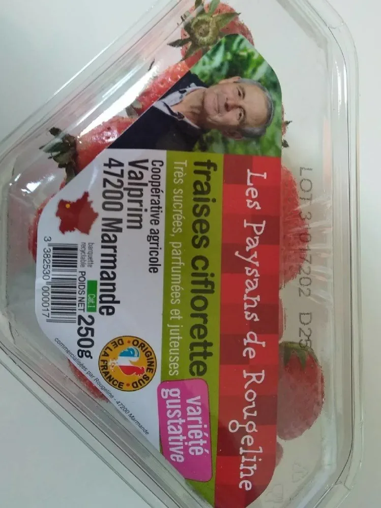 Fraise, Variété Ciflorette, Catégorie 1