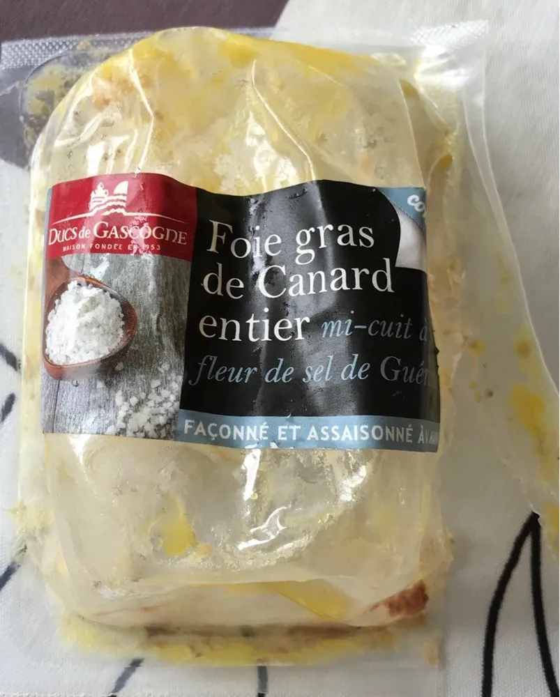 Foie gras de canard entier