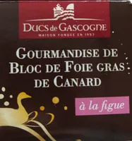 Gourmandise de Bloc de Foie gras de canard à la figue